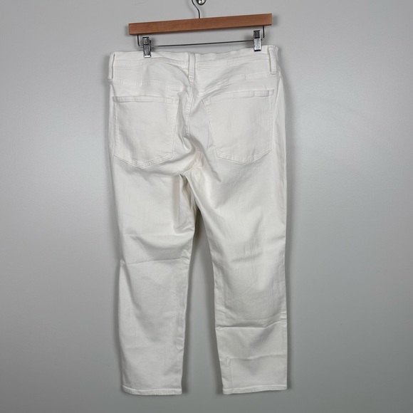 J. CREW Petite 9" vintage slim-straight jean white wash BQ305 - Picture 7 of 14